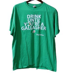Fruit of the Loom Green St. Patrick's Day Shamless Drink Until You're a Gallaghe